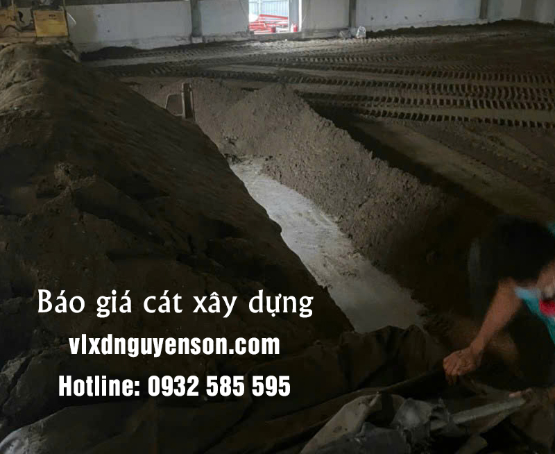 giá cát xây dựng